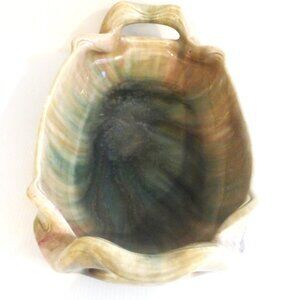 17.5" Deep POTTERY DISH w/ HANDLES Maker's Mark Pottery Planter Pottery Server